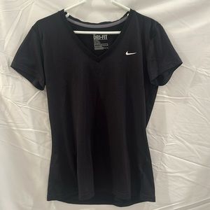 Black Nike athletic shirt